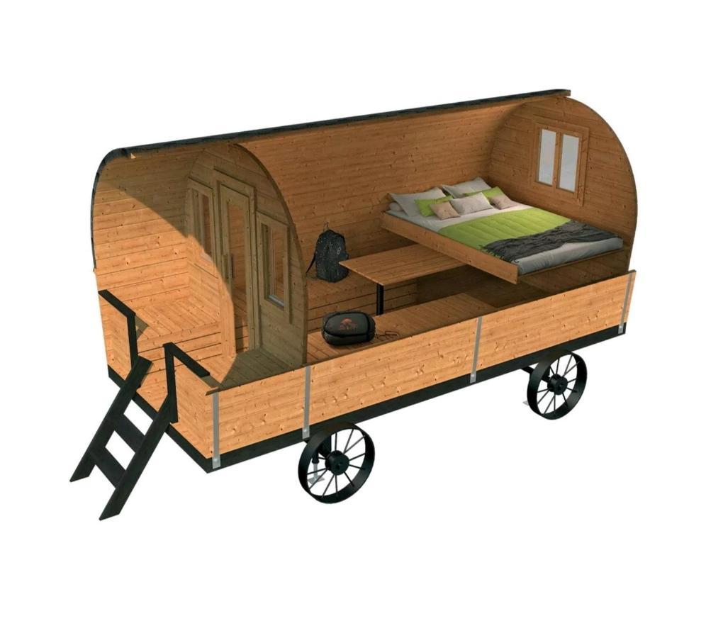 Fasshotel Westernwagen, Beheizt 2-3 Personen 科琴斯顿巴赫 外观 照片
